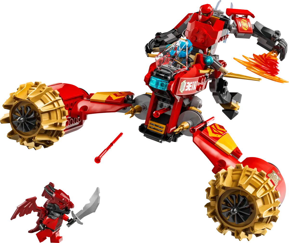 LEGO NINJAGO - Moto-Meca de la Tormenta de Kai 71830